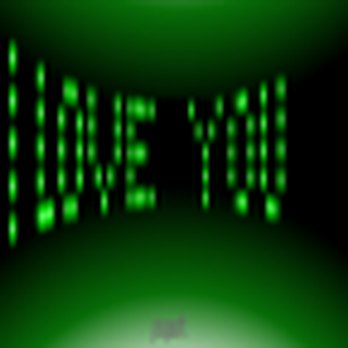 3D LED I Love You