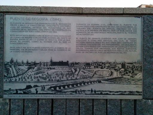 Cartel del Puente de Segovia