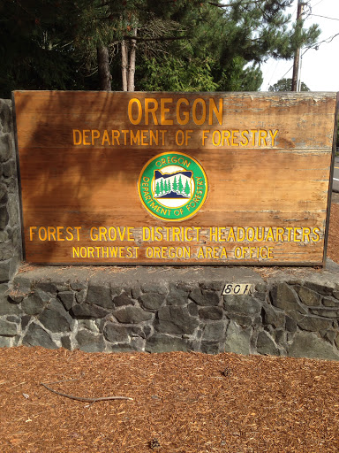 Oregon Department of Forestry Sign