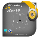 Screen Lock Analog Clock icon