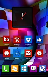 W8Tiles Next Launcher 3D Theme