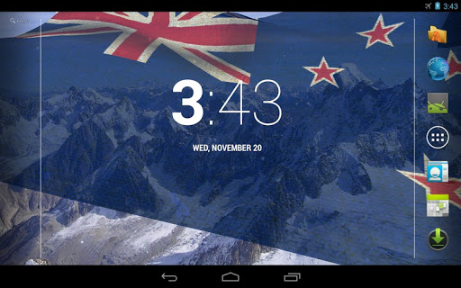 【免費個人化App】3D New Zealand Flag LWP +-APP點子