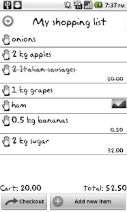 My Shopping List Free