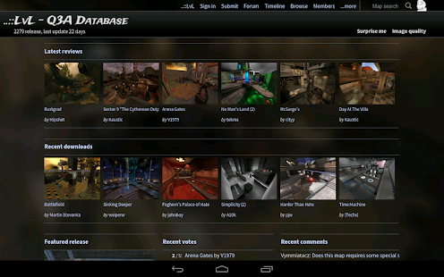   ..::LvL - Q3A Database- screenshot thumbnail   