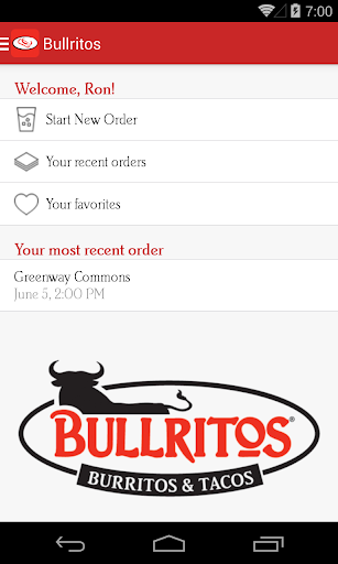 Bullritos Ordering
