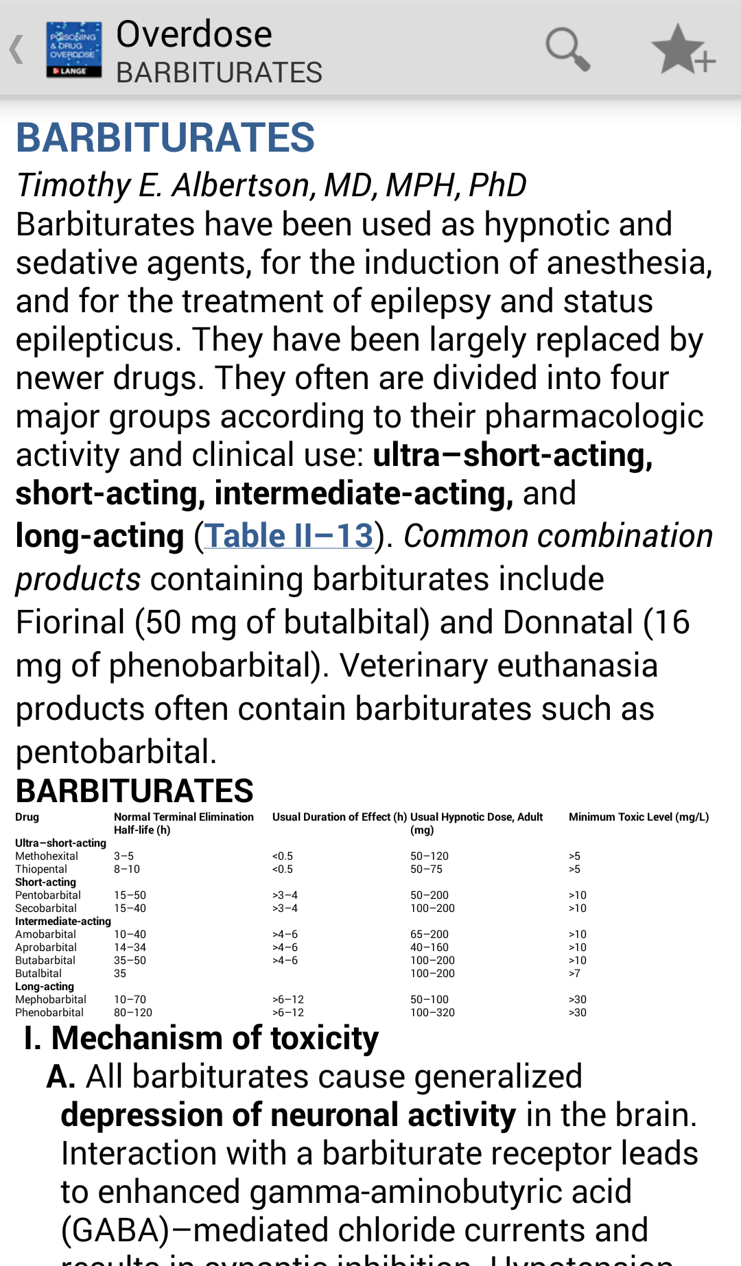 Android application Poisoning, Drug Overdose screenshort