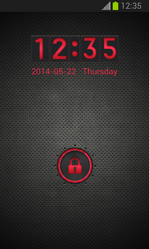 GO Locker Theme Red Tech