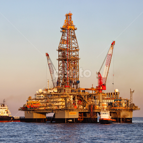 Drilling Rig by Shane Adams - Artistic Objects Industrial Objects