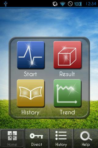 Android application Breath Health Tester Pro screenshort