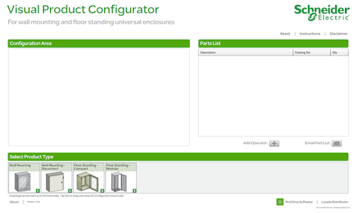 Enclosures Visual Configurator