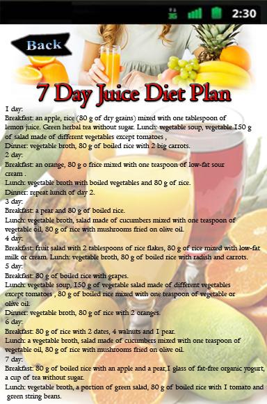 3 Day Juice Diet Detox