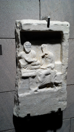Grave Stele With Funerary Banquet