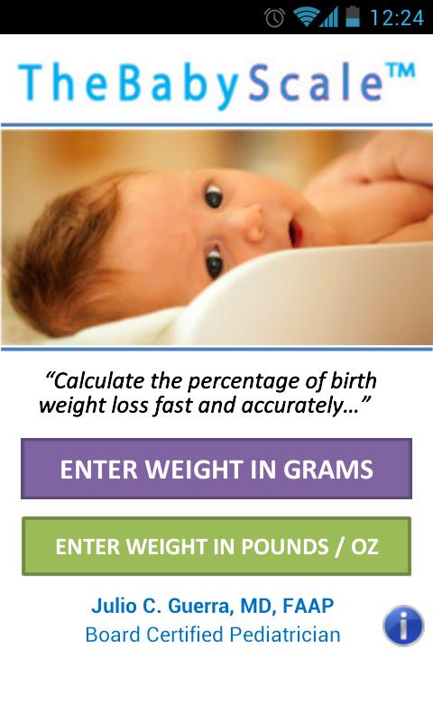The Baby Scale Screen 1