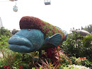 Ocean Park Fish Sculpture