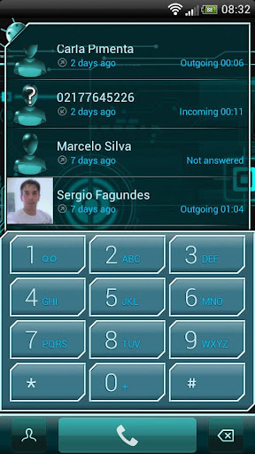 exDialer Cyanogen Theme