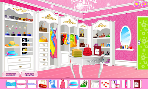 Android application Decorate your walk-in closet screenshort