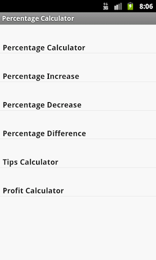 Percentage Calculator