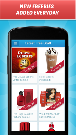 Latest Free Stuff (Smartphone) Screen 1