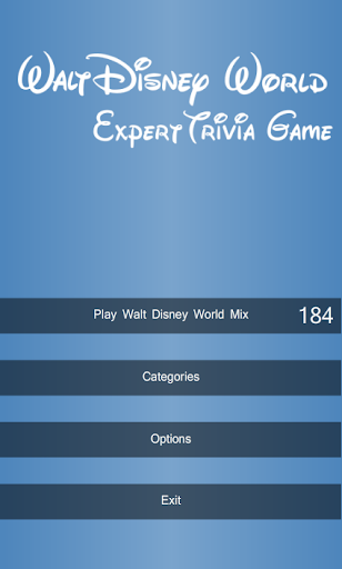 Walt Disney World Expert Quiz