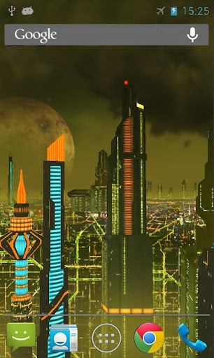 Space City 3D LWP Gold