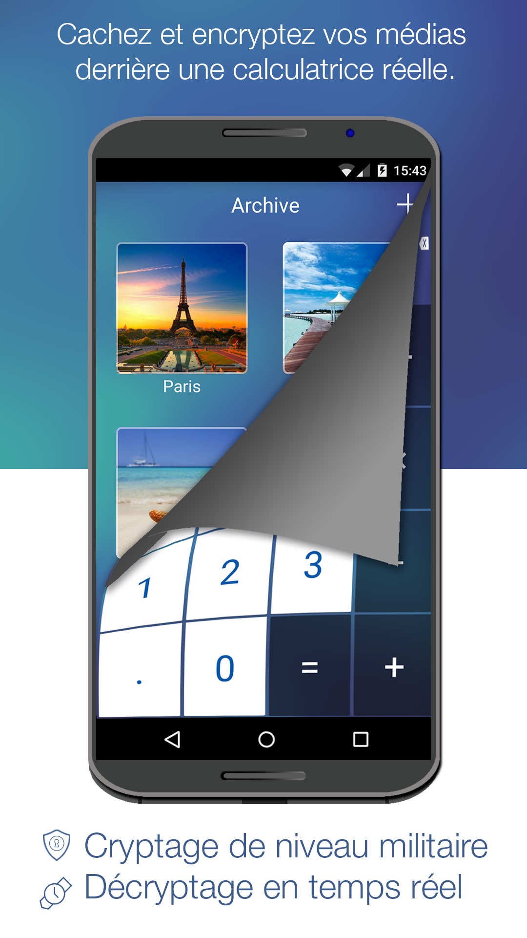 Android application KYMS - Keep your media safe screenshort