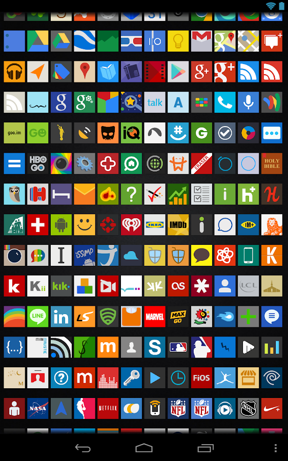 Stark (adw apex nova theme) - screenshot