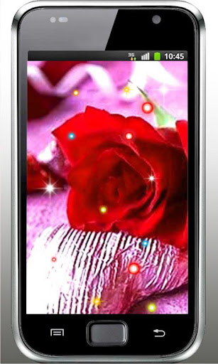 Rose Dew Drops live wallpaper