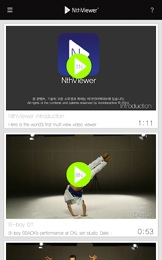 Nth Dance - Multiview Video