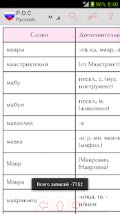 Lastest Орфографический словарь (рус) APK for Android