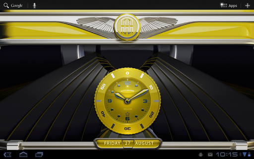 免費下載個人化APP|Clock Widget Yellow Star app開箱文|APP開箱王