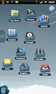 Clouds Theme TSF Shell - screenshot thumbnail