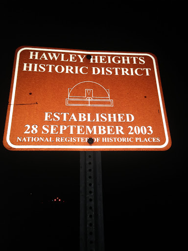 Hawley Heights Historic District- North Entrance 