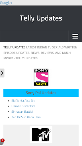 Tellyupdates Android App