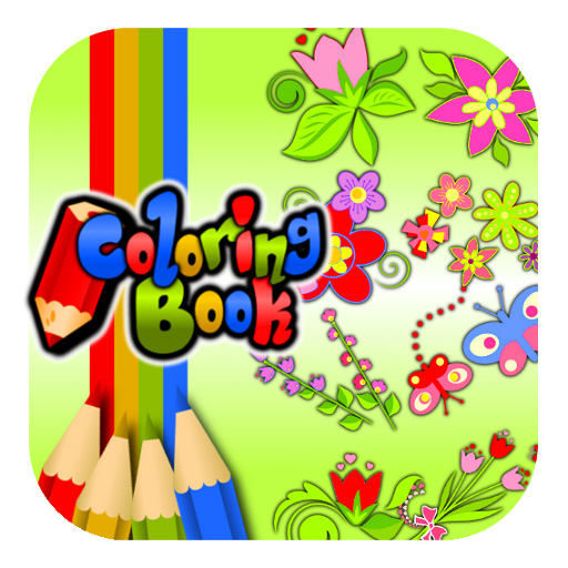 Coloring Book Flower Series LOGO-APP點子