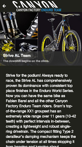 【免費運動App】Canyon Factory Enduro Team-APP點子