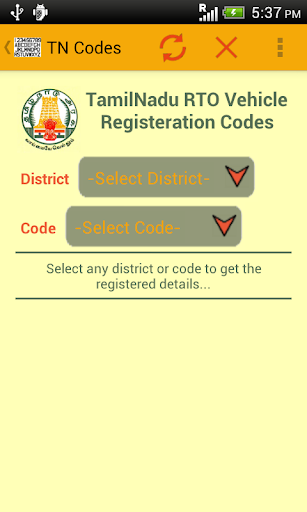 TN Vehicle Reg. Codes