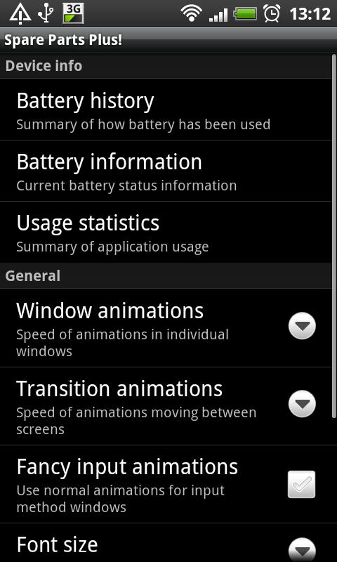 Spare Parts+ Android