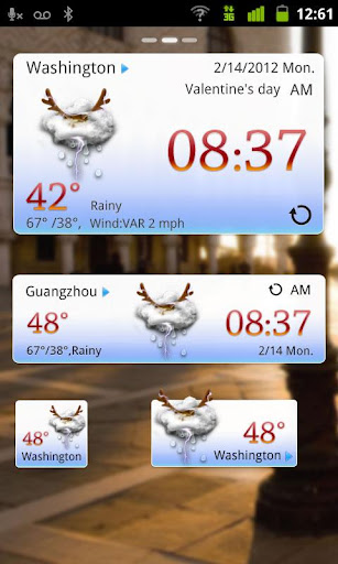 Christmas Theme GOWeatherEX