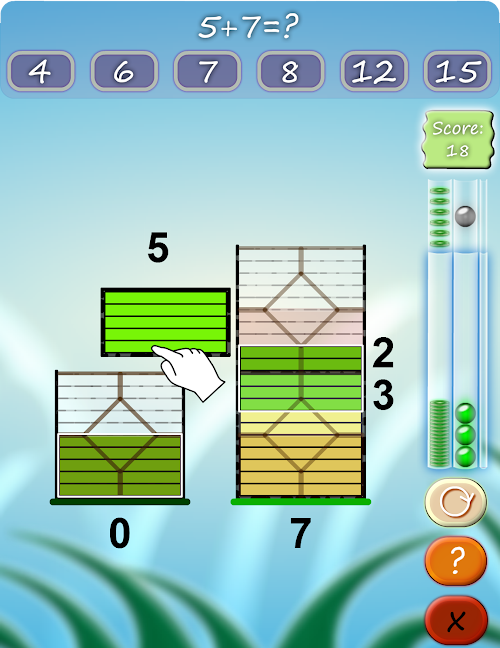 Android application KidsCalculate Math Basics screenshort