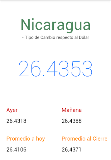 【免費財經App】Tipo de Cambio Nicaragua-APP點子