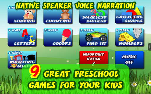 9 Preschool Games for Kids