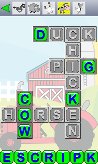 Crossword Adventure for Kids Screen 3
