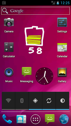 Graffiti Battery Meter [Widget