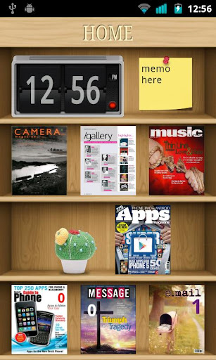 Bookcase 2 theme ssLauncher