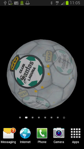 【免費運動App】Ball 3D Santos Laguna LWP-APP點子