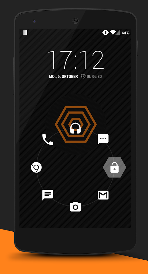 Xen Orange CM 11 Theme - screenshot