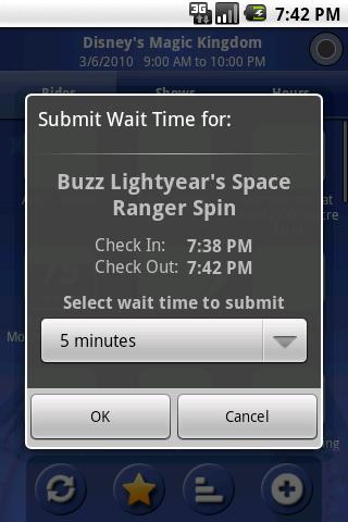 Ride Hopper Park Wait Times Screen 2