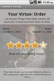 Franklin's Daily Virtues poster 1