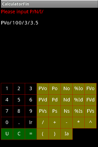 Calculator Finance