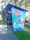 Graffiti Bus Stop Fish